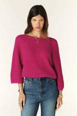 BA&SH Isaac Jumper,Fuchsia