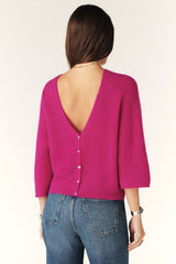 BA&SH Isaac Jumper,Fuchsia