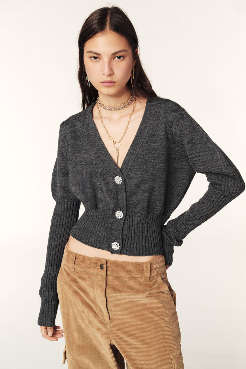 BA&SH Tanda Cardigan,Grey