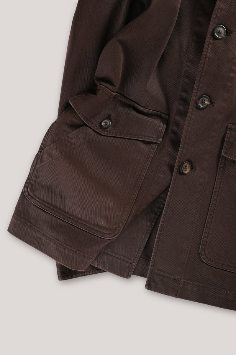 Christian Kimber Fitzroy Chore Jacket,Chocolate