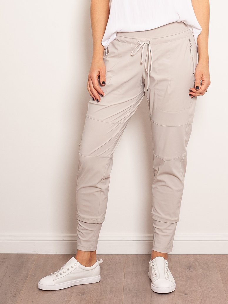 RAFFAELLO ROSSI Candy Zip Pocket Jogger Pants - Sand