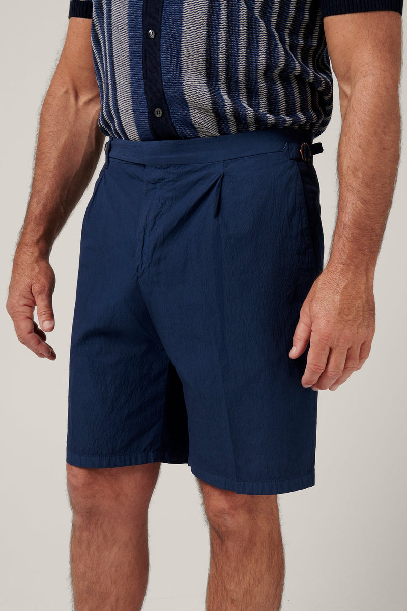 Christian Kimber paperweight shorts,Navy