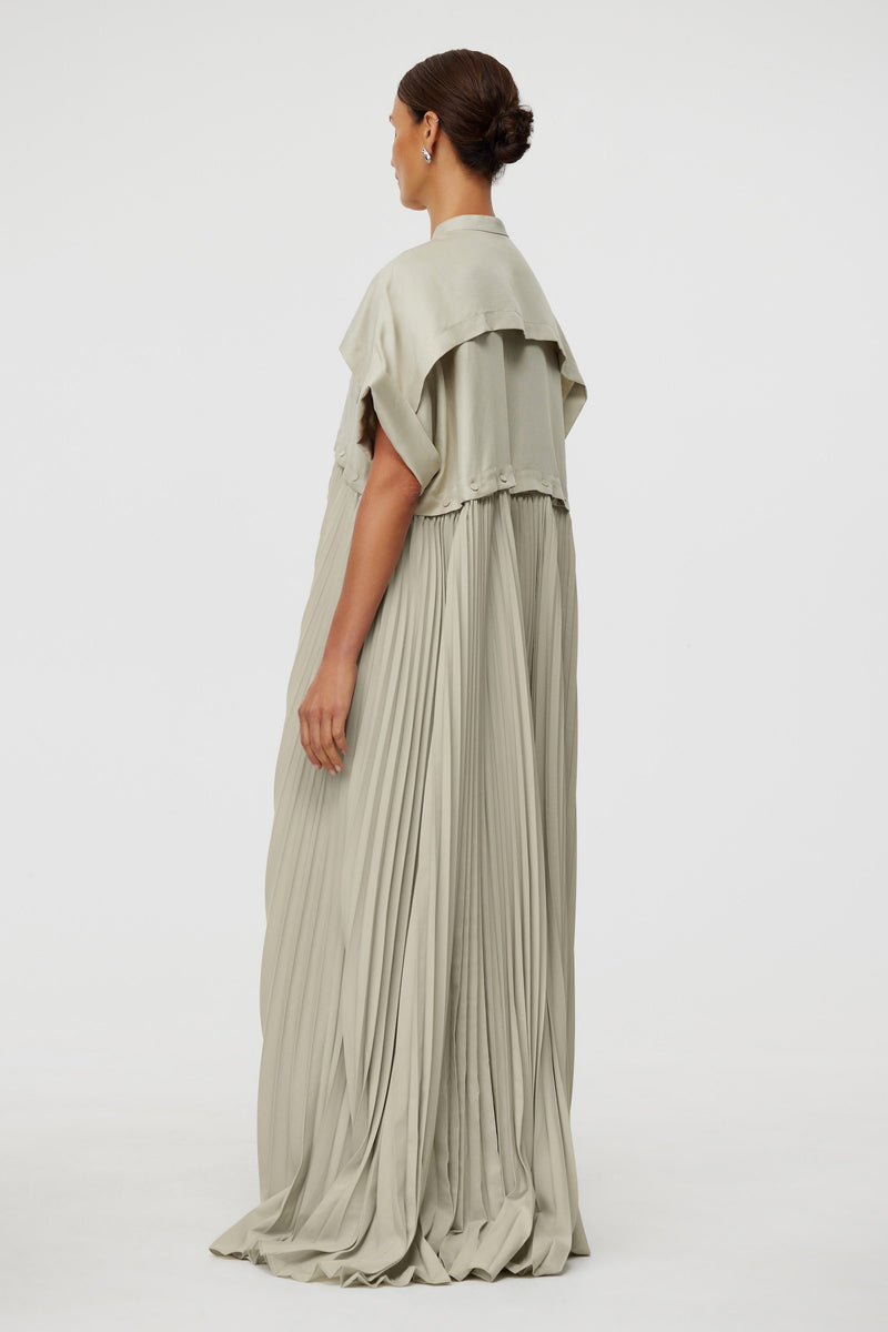 Acler Havering Maxi Dress,Stone