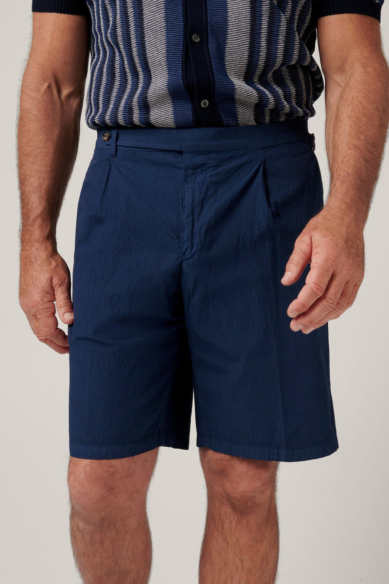 Christian Kimber paperweight shorts,Navy