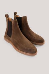 Christian Kimber Auburn Chelsea Suede Boot,Sandstone