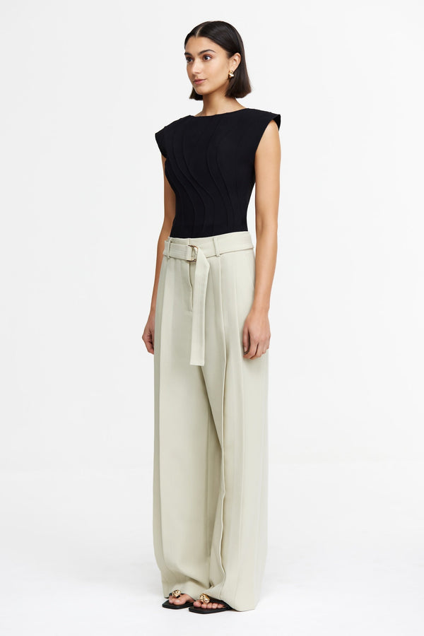 Acler Leary Pant,Stone