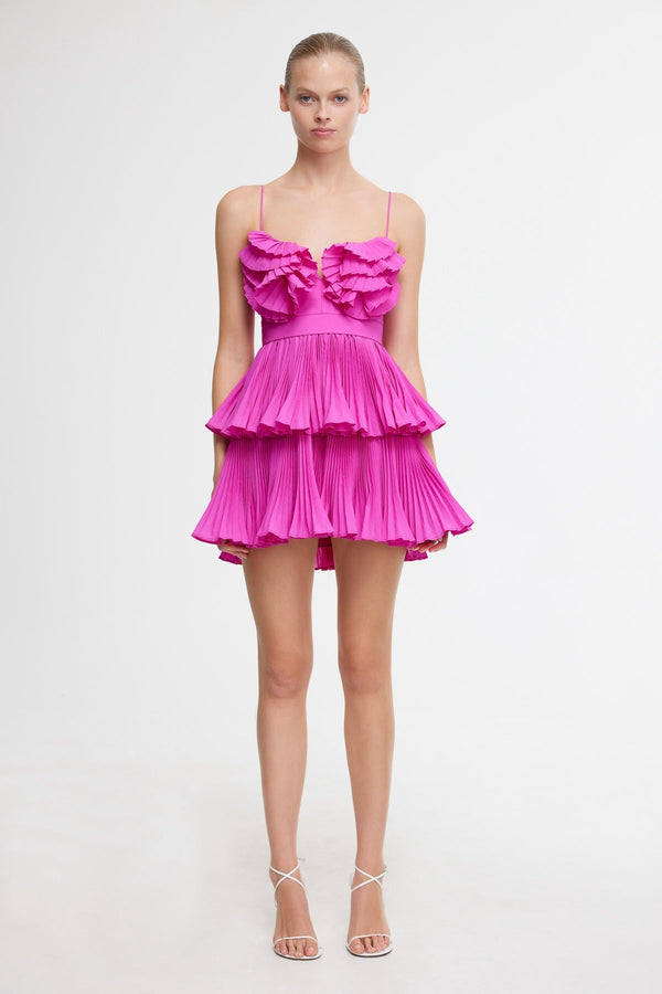 ACLER Griffith Mini Dress,Fuchsia