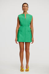 Acler Thrumster Mini Dress,Clover