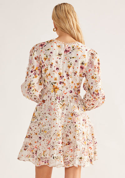 MOS Alexia Mini Dress , Ivory Print – Amelie & Frank's