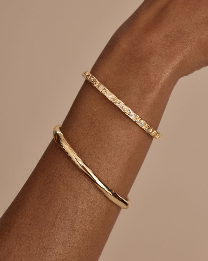 By Charlotte Lover Bangle,18k Gold Vermeil