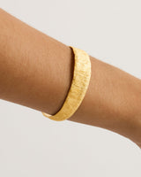 By Charlotte Woven Light Cuff,18k Gold Vermeil