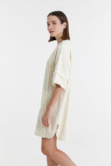 Devotion Twins Domna short dress,off white