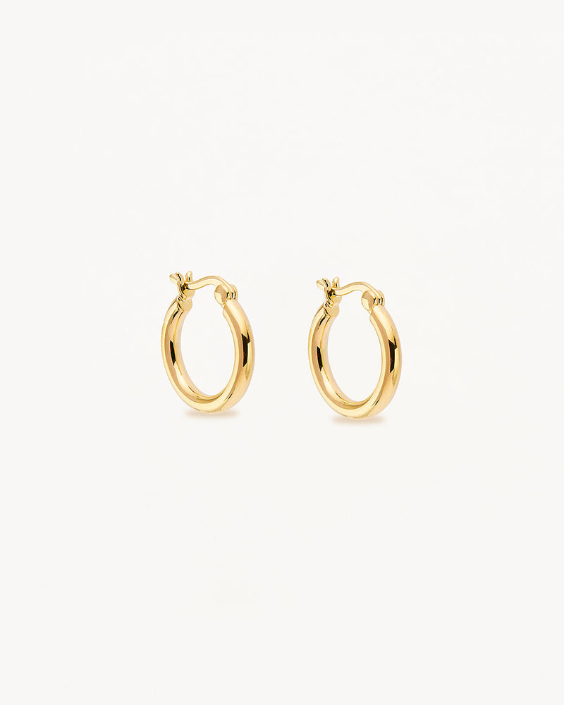 By Charlotte sunrise Small Hoops,18k Gold Vermeil