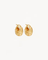 By Charlotte Entwined Hoops,18k Gold Vermeil