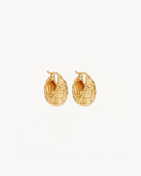 By Charlotte Entwined Hoops,18k Gold Vermeil