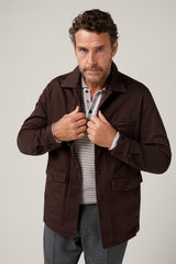 Christian Kimber Fitzroy Chore Jacket,Chocolate