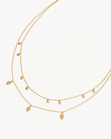 By Charlotte I Am Protected Layered Choker,18k Gold Vermeil