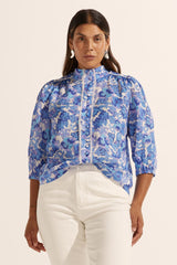 Zoe Kratzmann Outlook Top,Pacific Floral