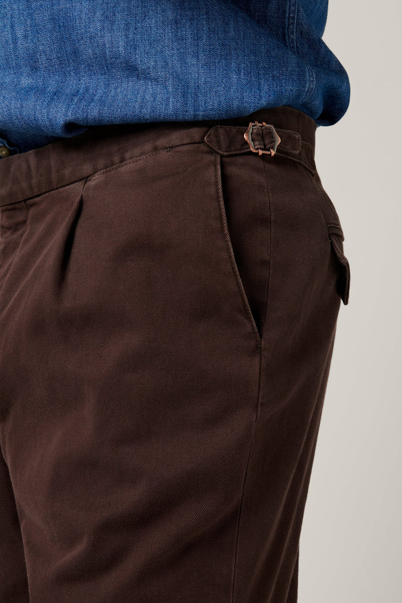 Christian Kimber Buller Carrot Fit Chino,Chocolate