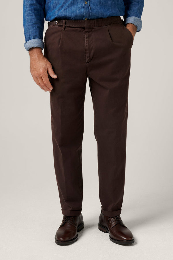 Christian Kimber Buller Carrot Fit Chino,Chocolate