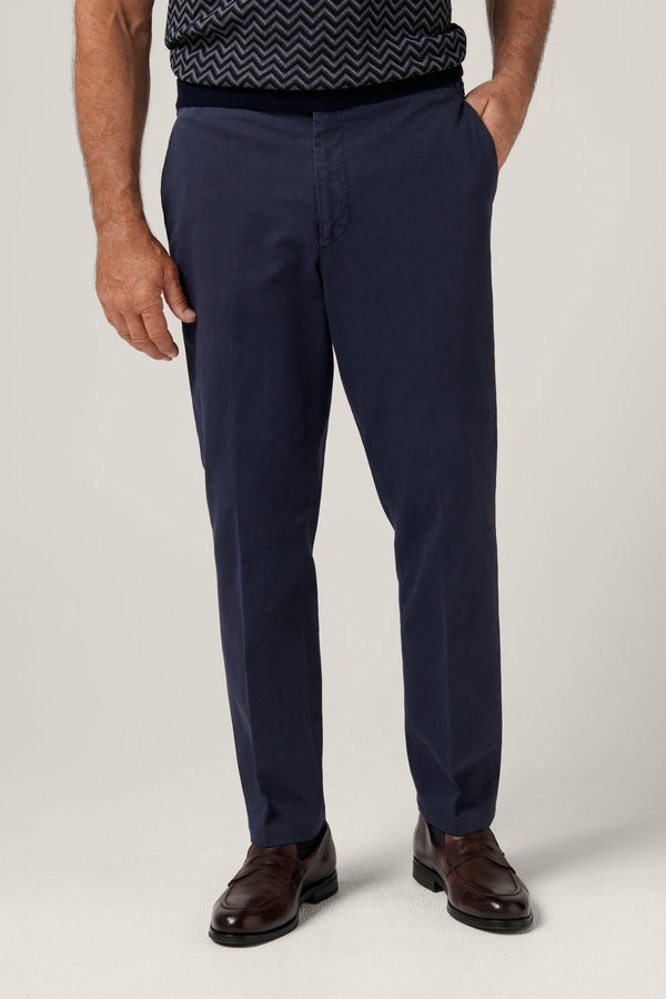 Christian Kimber Italian Melange Chino,Navy