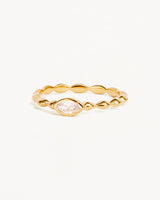 By Charlotte Lucky Eye Ring,18k Gold Vermeil